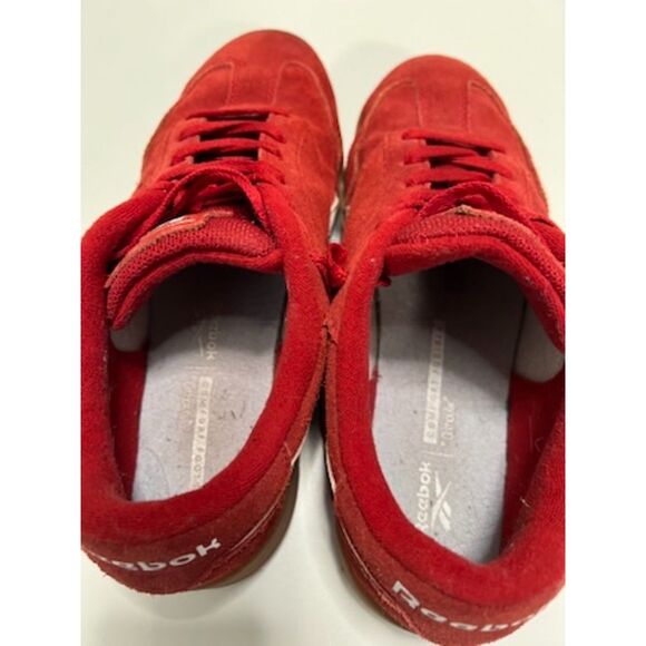 Reebok Forte Lounger Red with White Stripes Rubber Gum sneakers. Size 8.5(W) - Picture 6 of 11